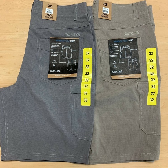 Pacific Trail Mens Nylon Rip-Stop Shorts